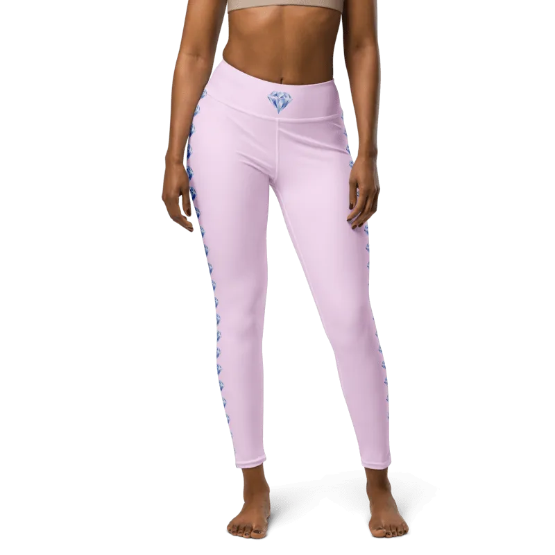 "Sparkling Love Diamond Affair" Collection - Long Yoga Leggings