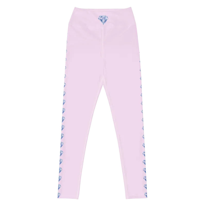 "Sparkling Love Diamond Affair" Collection - Long Yoga Leggings
