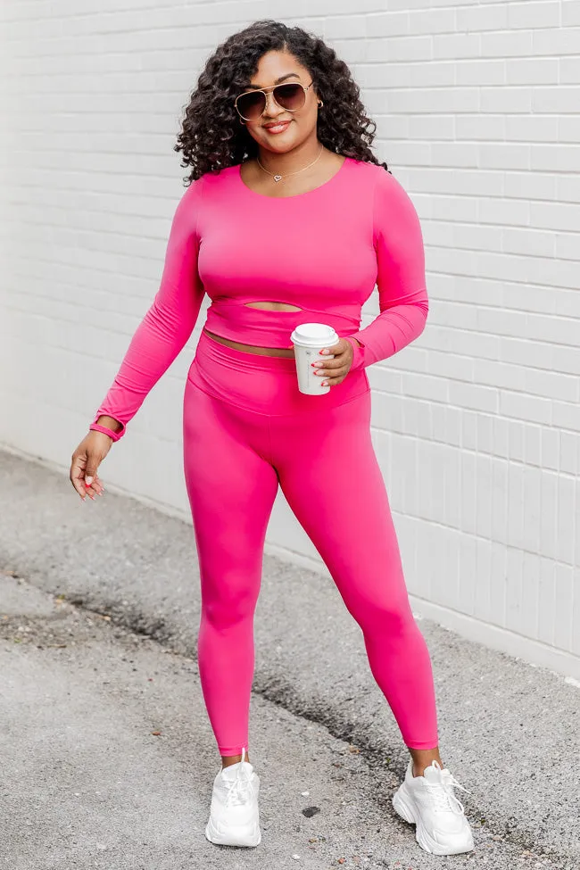 Raise The Standard Magenta Active Leggings FINAL SALE