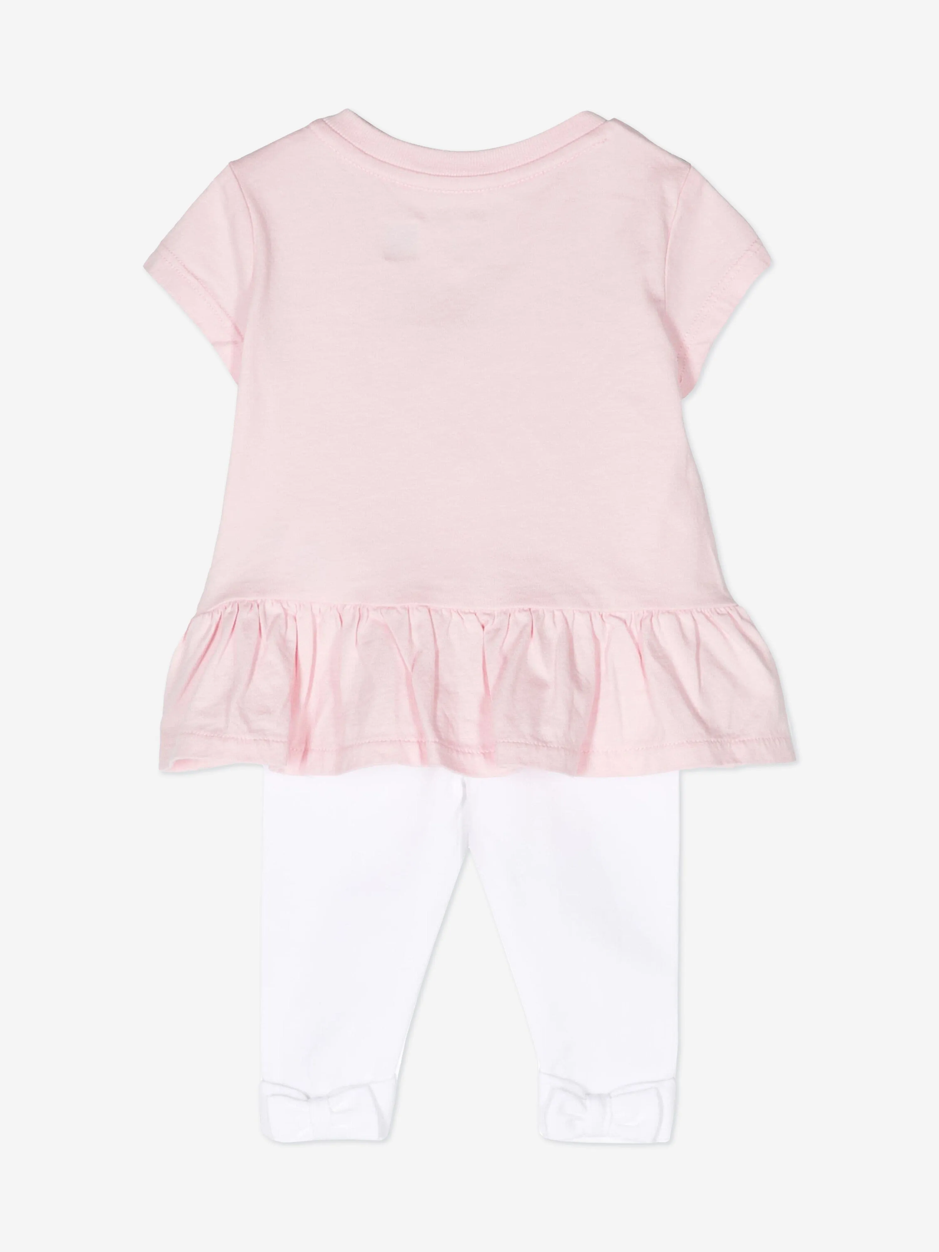 Ralph Lauren Baby Girls Polo Leggings Set in Pink