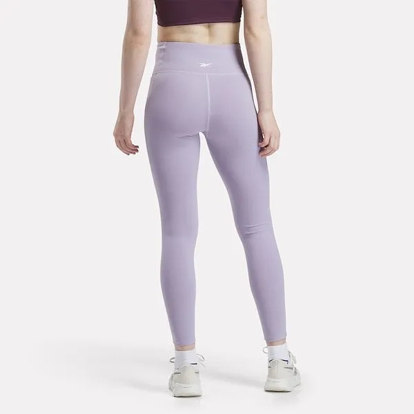 REEBOK WOMEN'S LUX HIGH RISE PURPLE TIGHT LEGGINGS