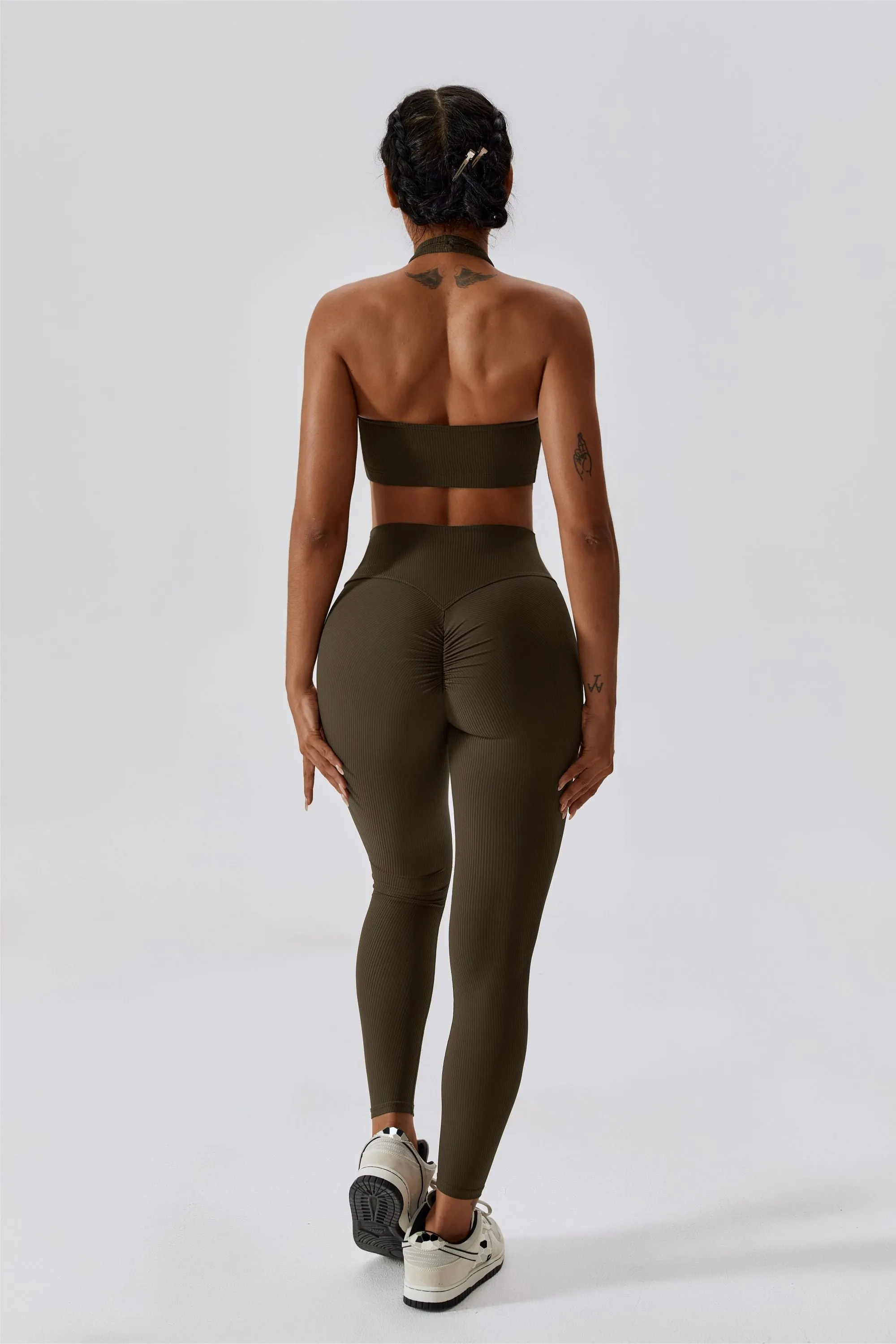 Ribbed Scrunch Butt Leggings