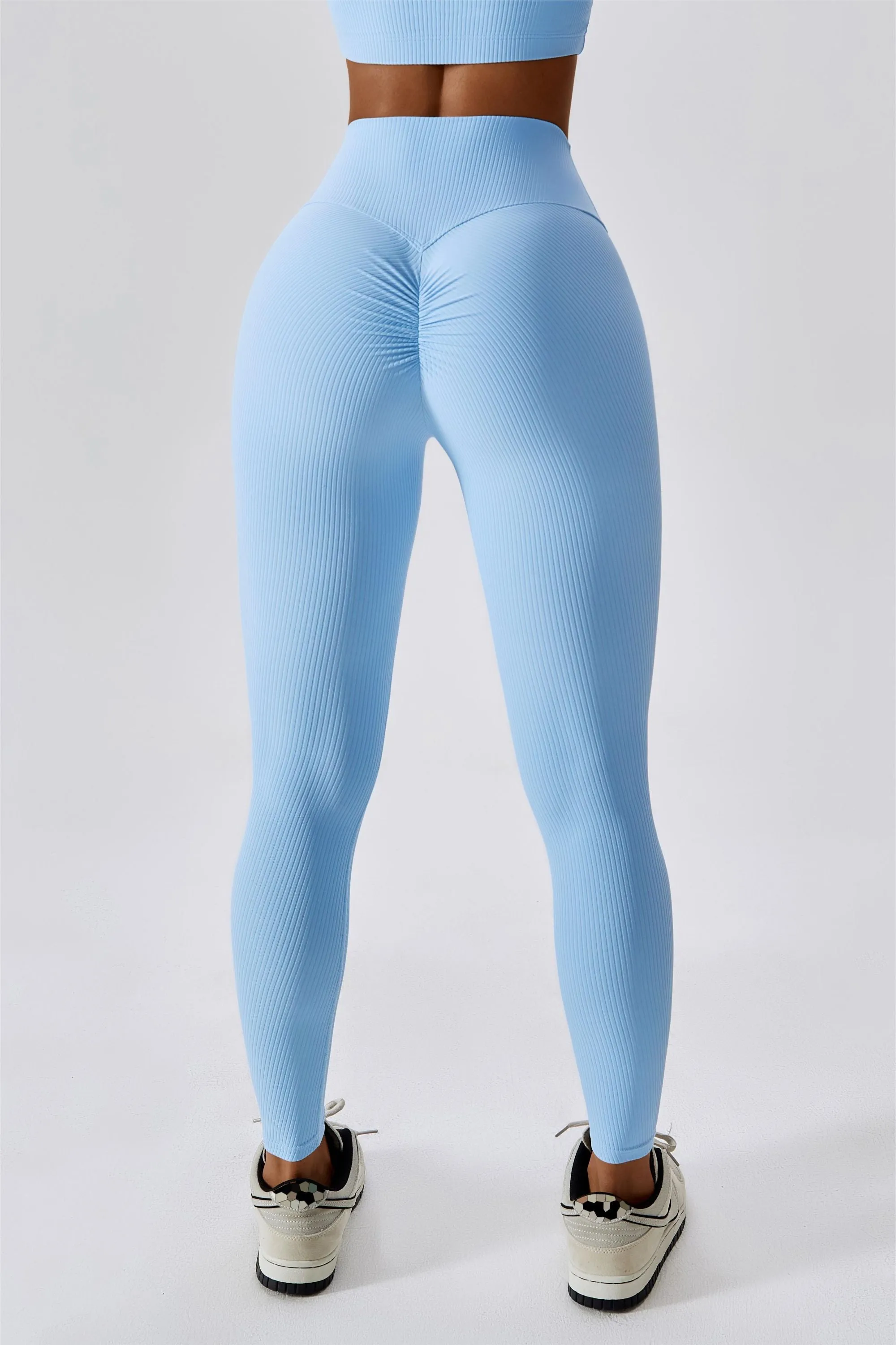 Ribbed Scrunch Butt Leggings