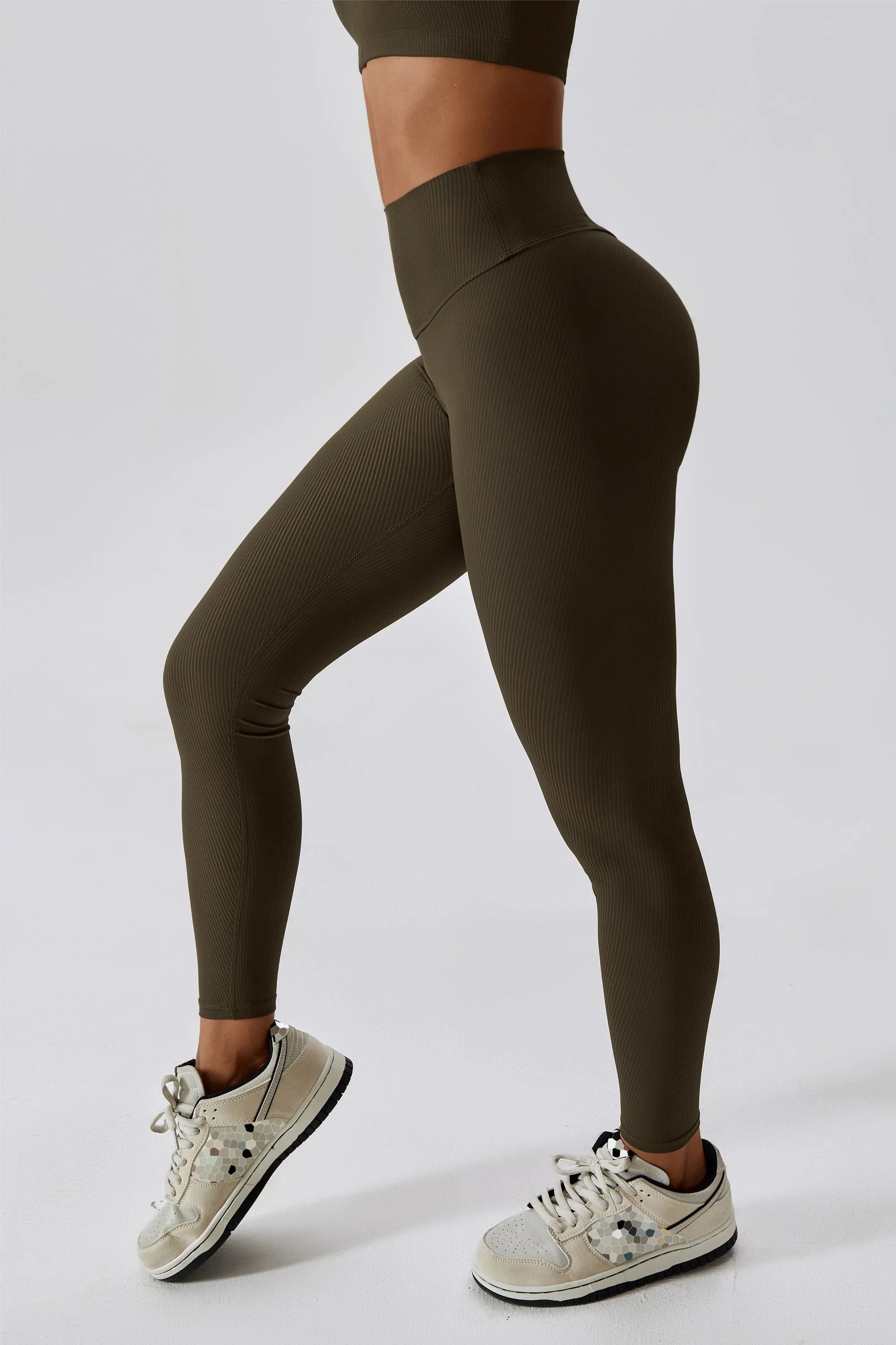 Ribbed Scrunch Butt Leggings