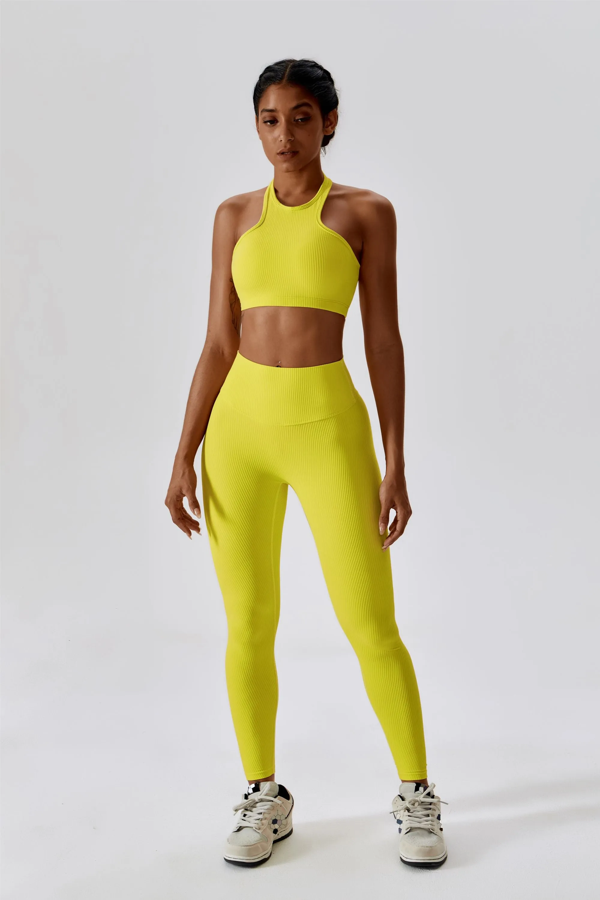 Ribbed Scrunch Butt Leggings
