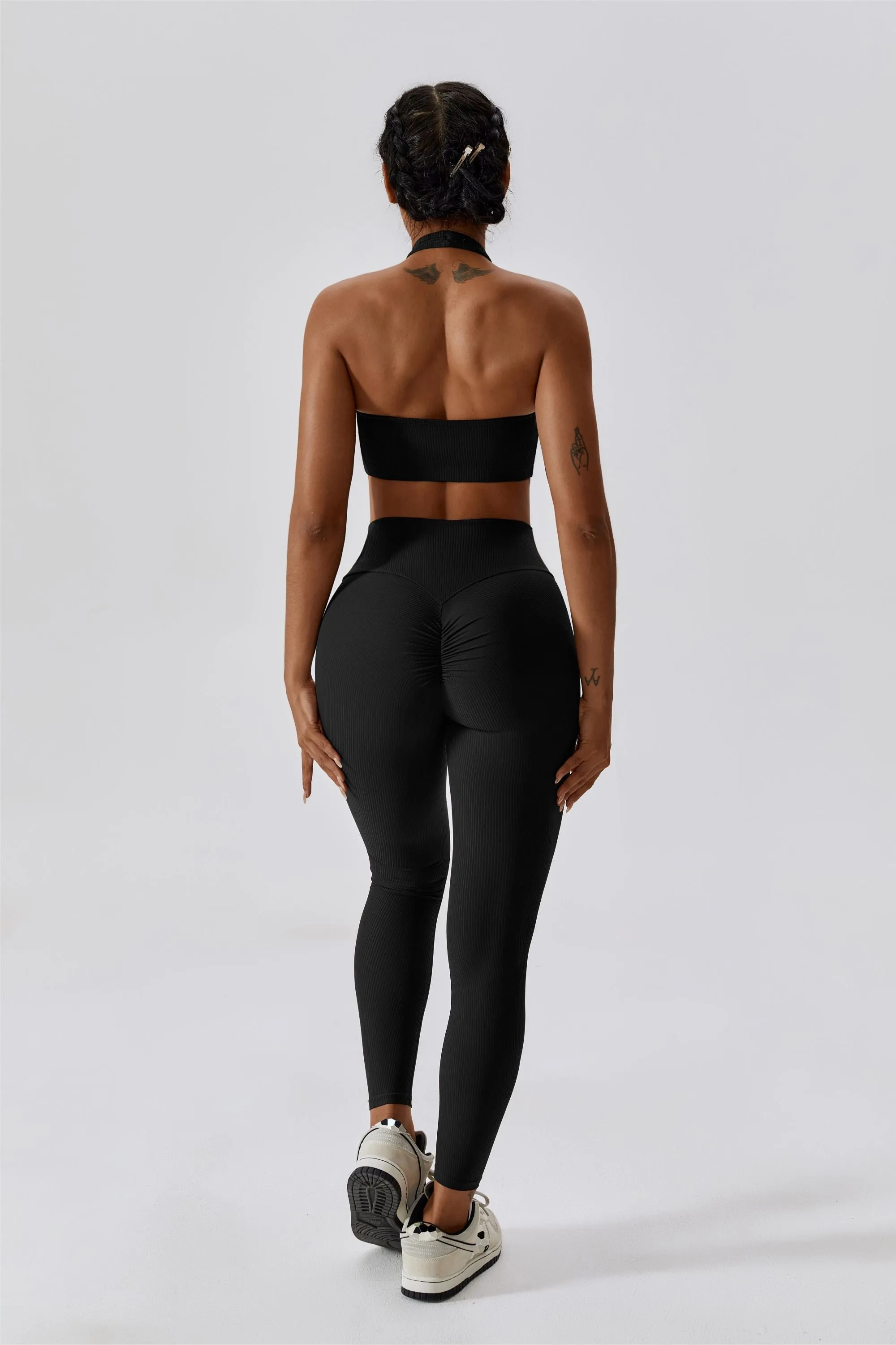 Ribbed Scrunch Butt Leggings