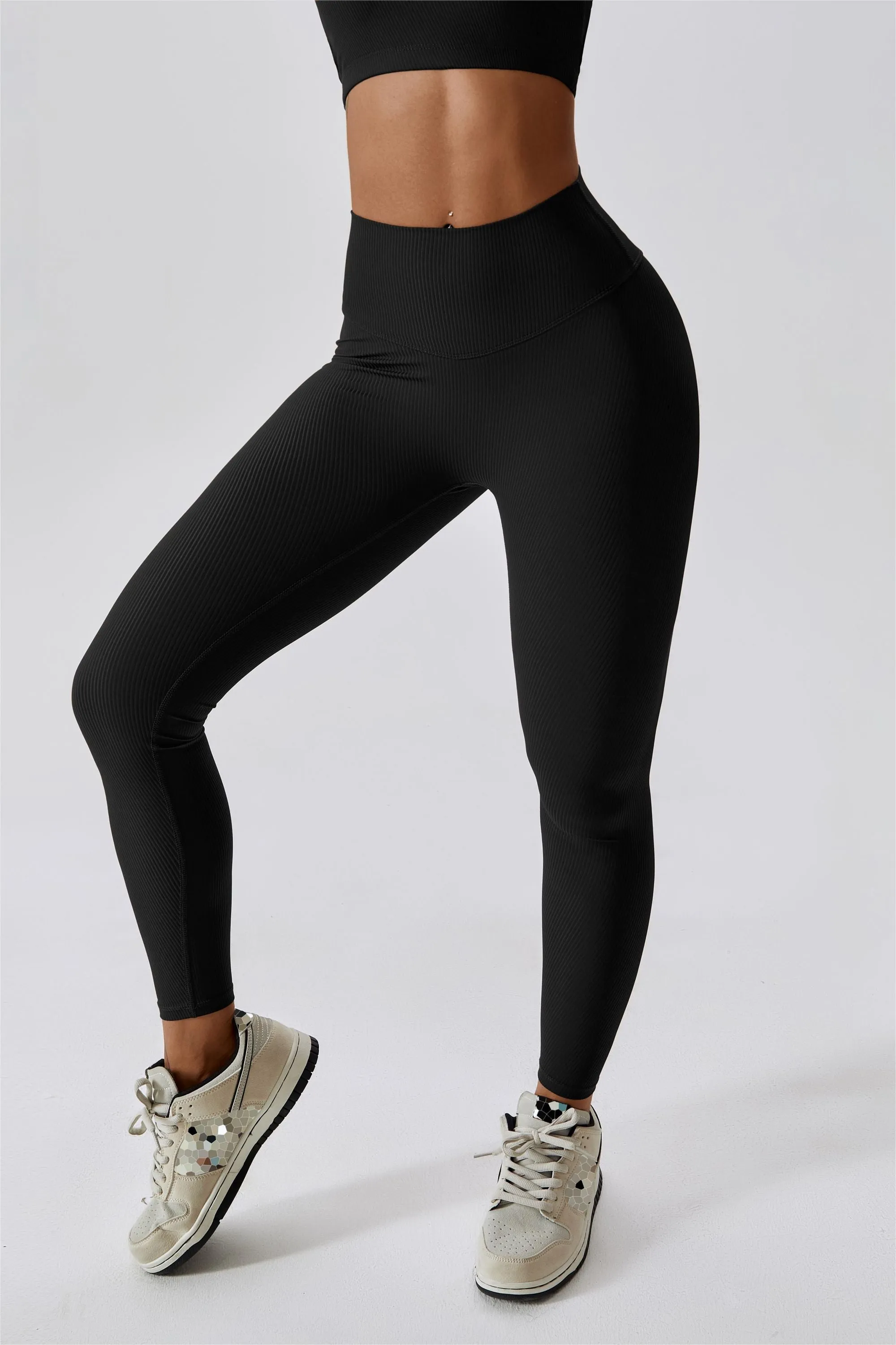 Ribbed Scrunch Butt Leggings