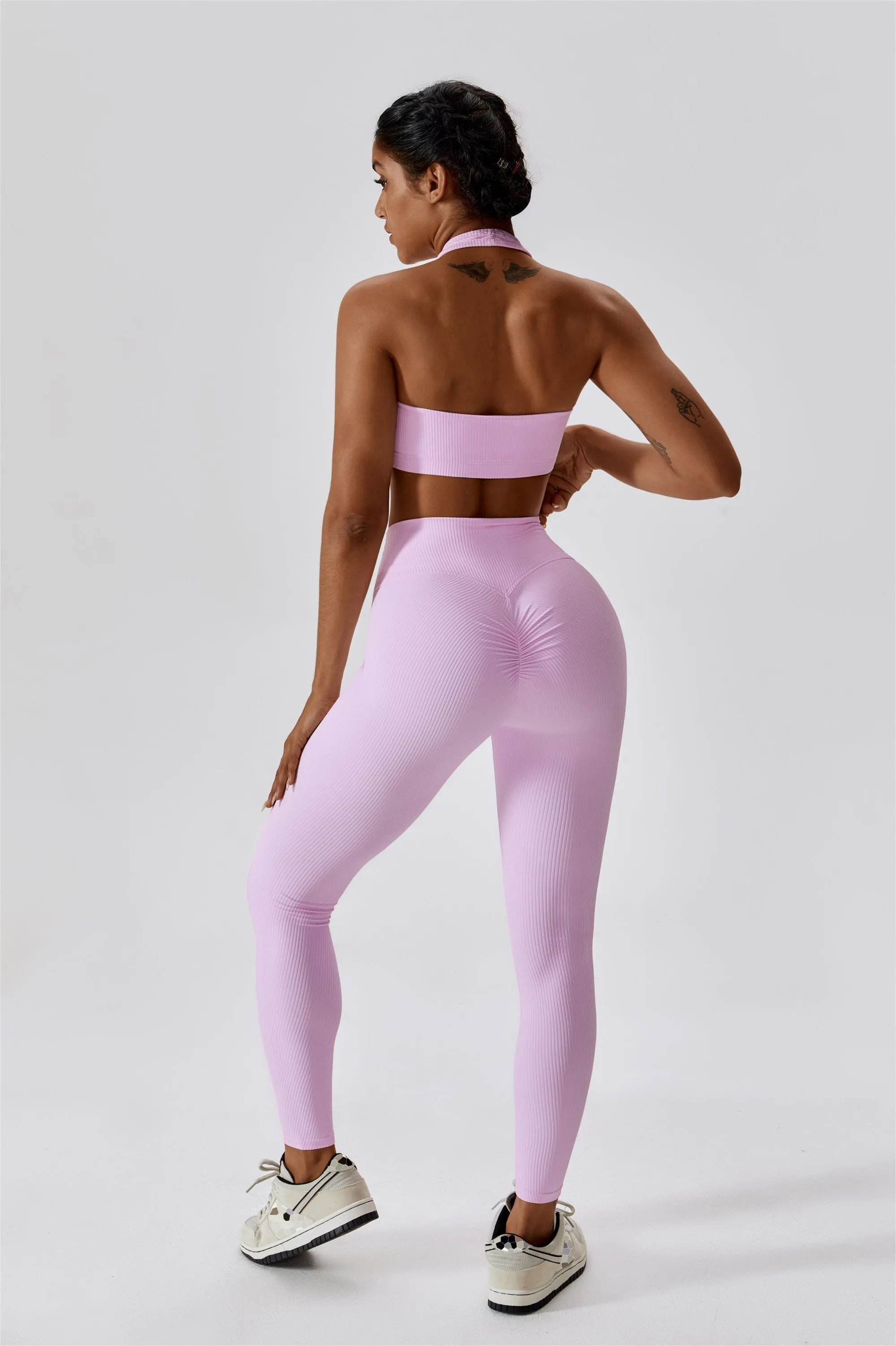 Ribbed Scrunch Butt Leggings