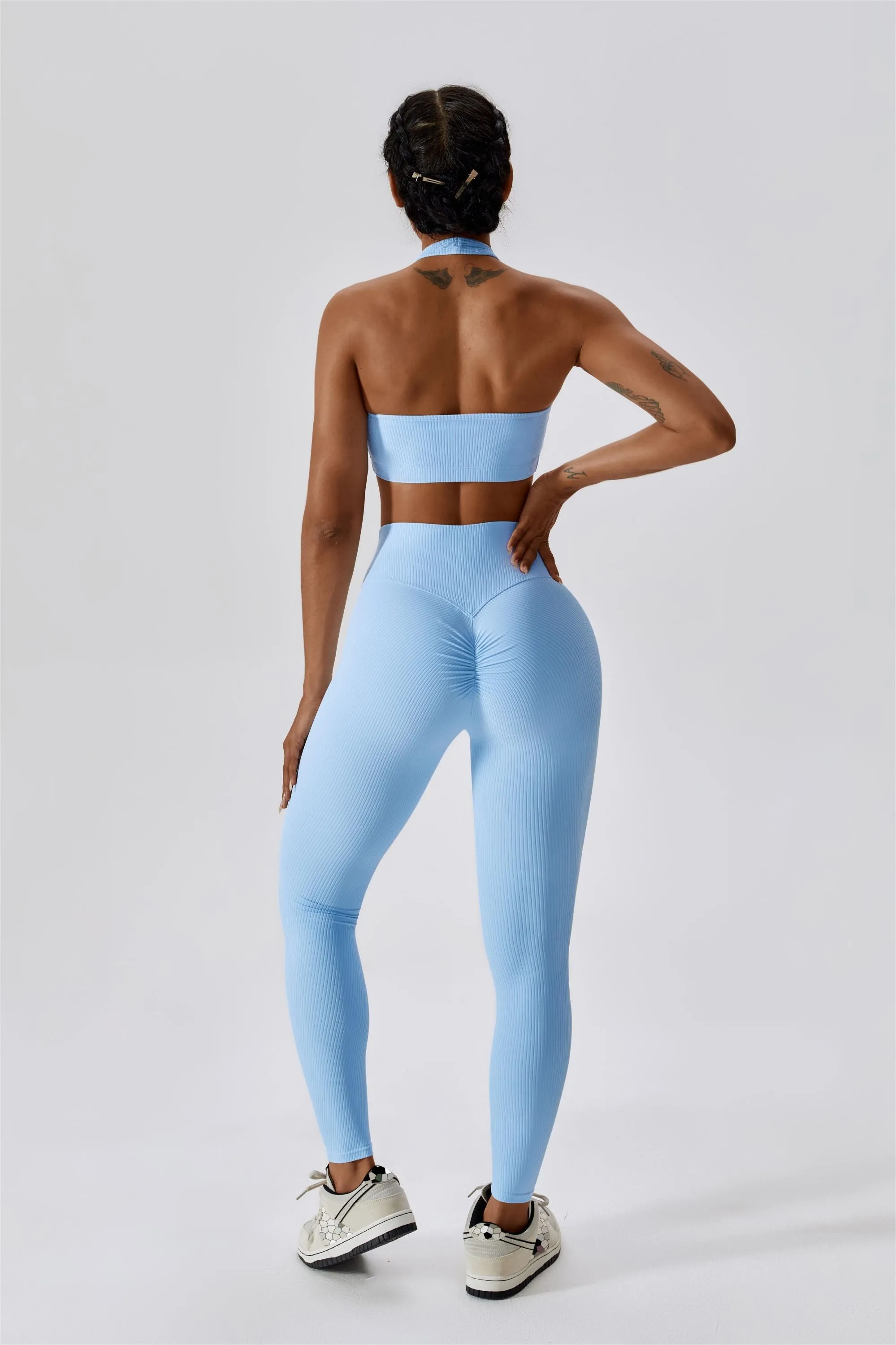 Ribbed Scrunch Butt Leggings