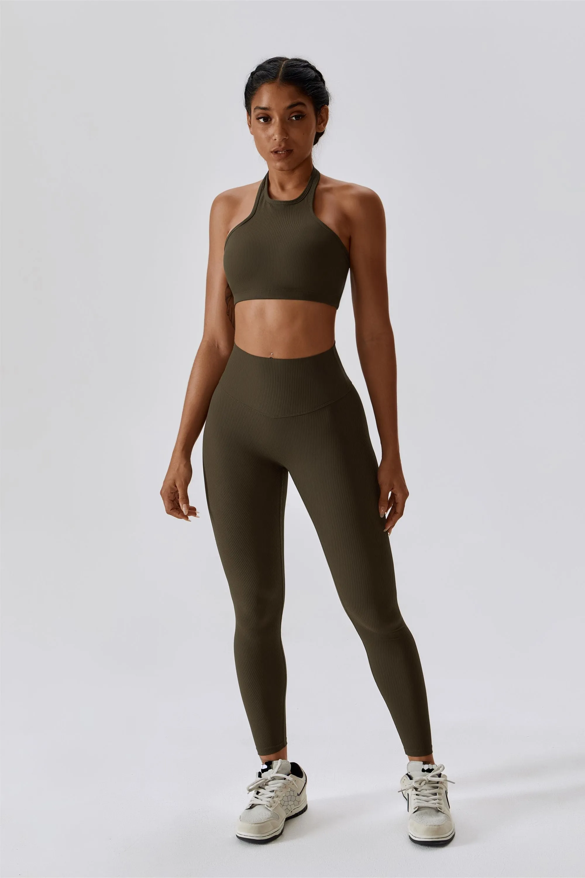 Ribbed Scrunch Butt Leggings