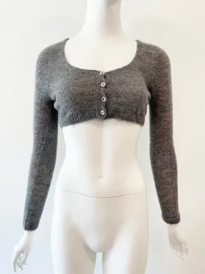 ROMEO GIGLI Mohair Cropped Sweater