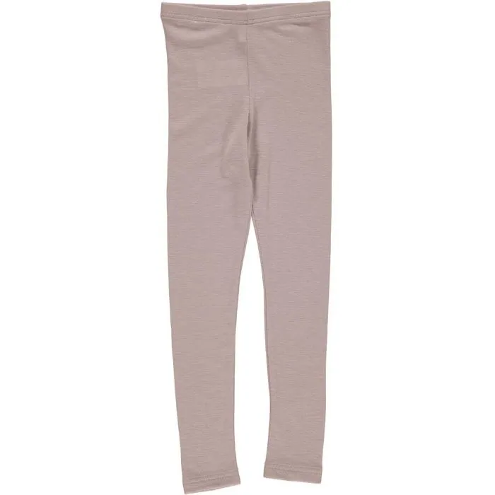 Rose Wood Merino Wool Leggings