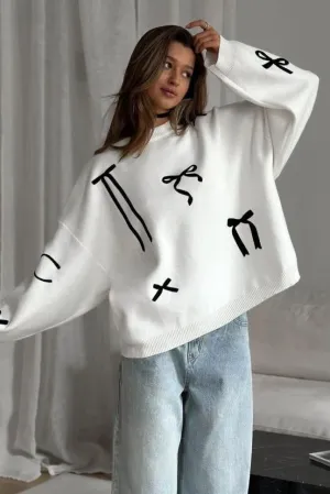 Round Neck Loose Pullover Sweater