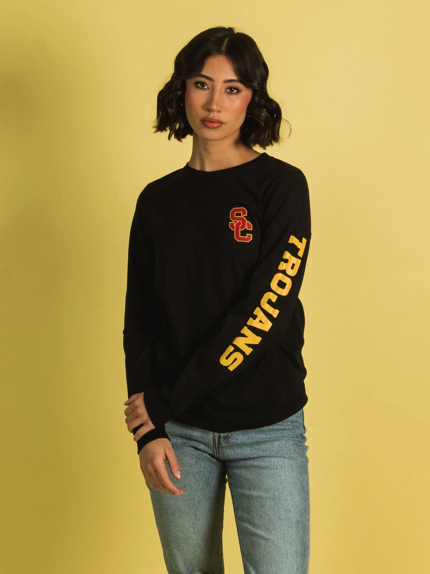 RUSSELL USC LONG SLEEVE TEE  - CLEARANCE
