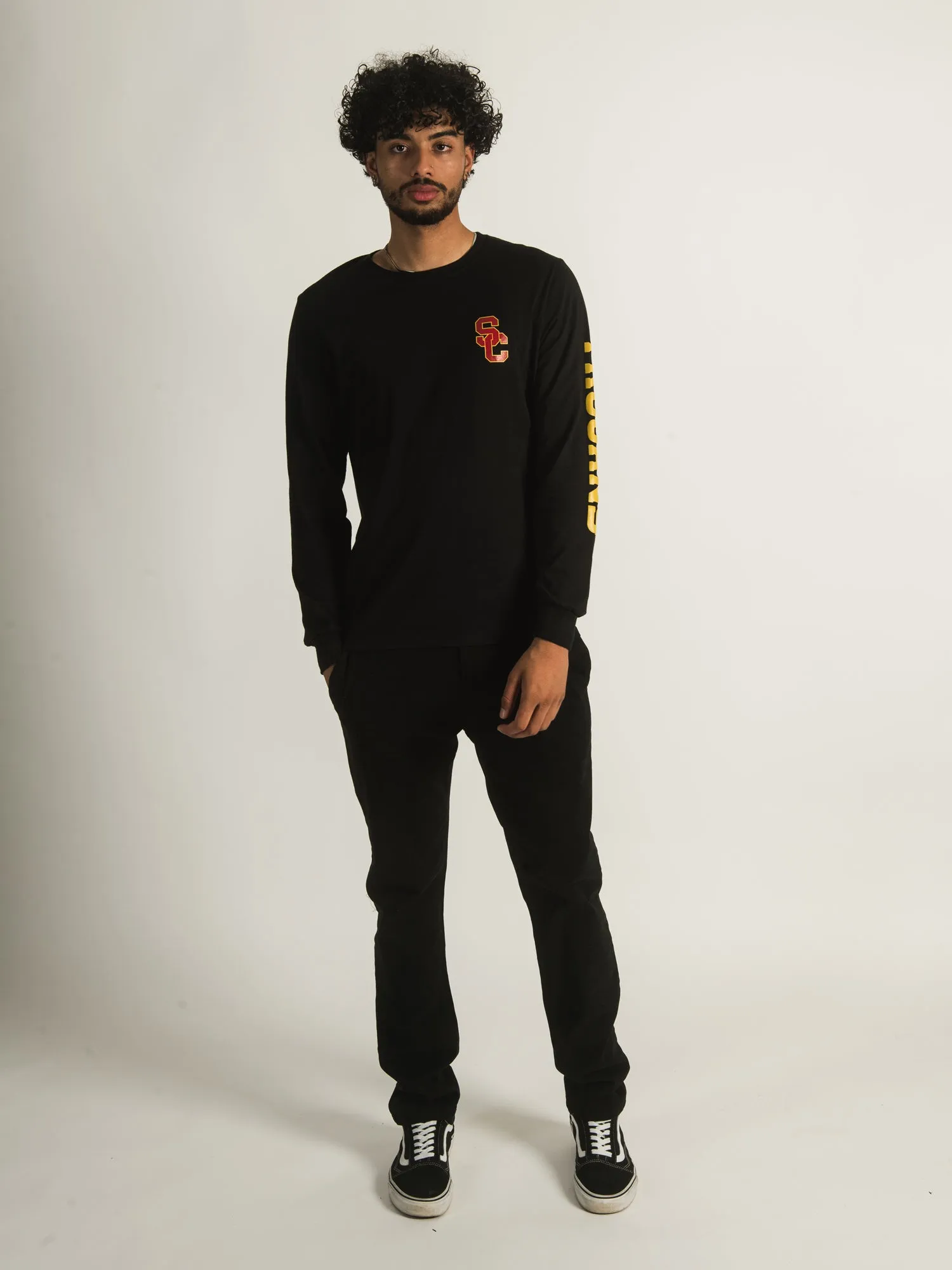 RUSSELL USC LONG SLEEVE TEE  - CLEARANCE