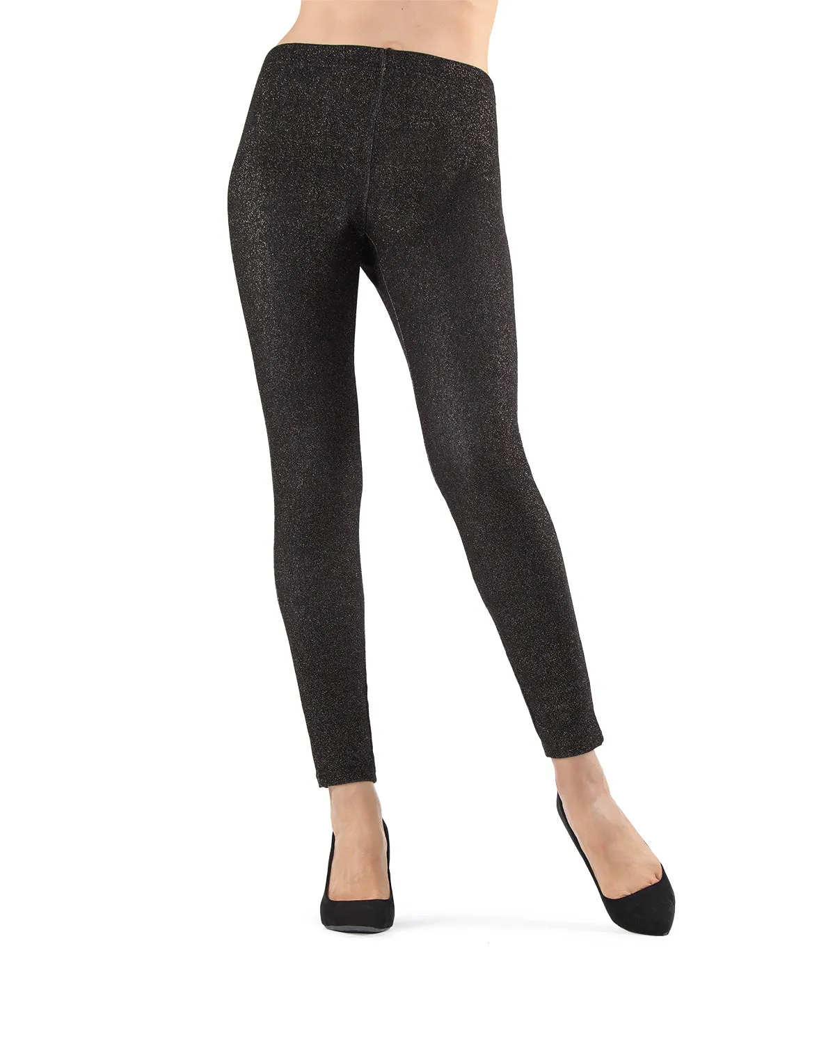 Ruti Glam Cotton Blend Metallic Leggings