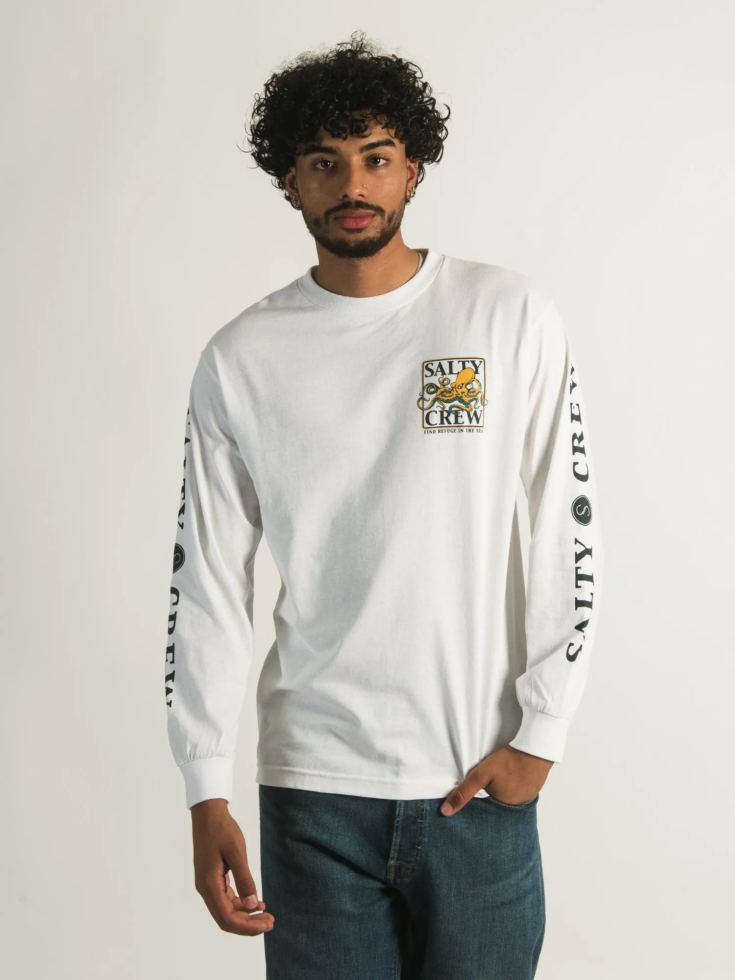 SALTY CREW INK SLINGER STANDARD LONG SLEEVE TEE - CLEARANCE