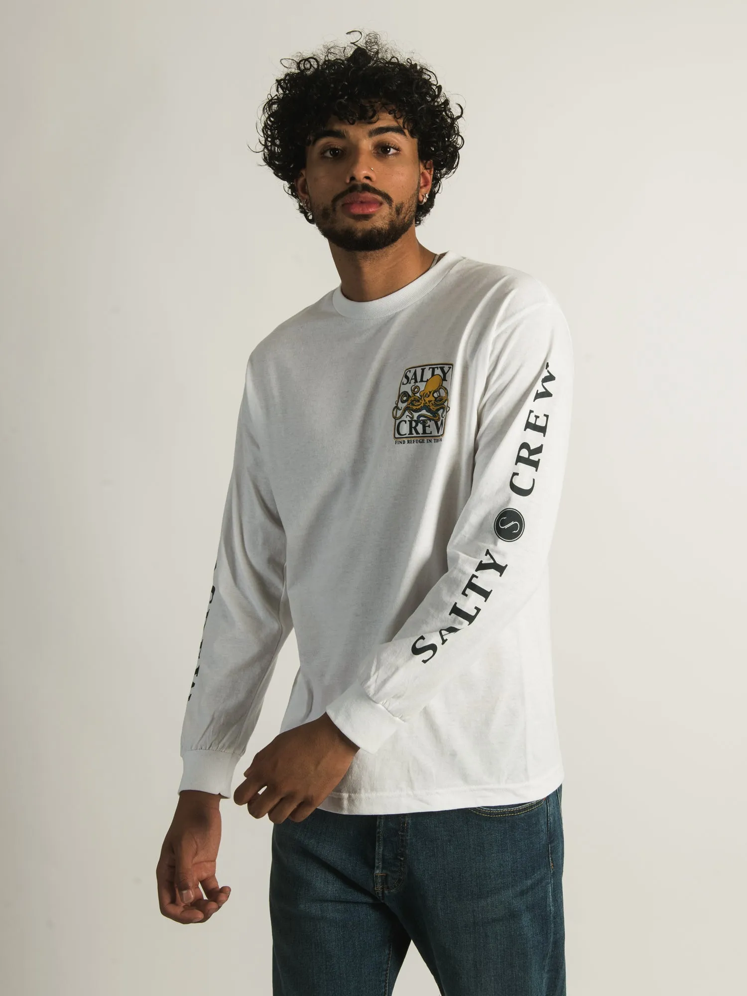SALTY CREW INK SLINGER STANDARD LONG SLEEVE TEE - CLEARANCE