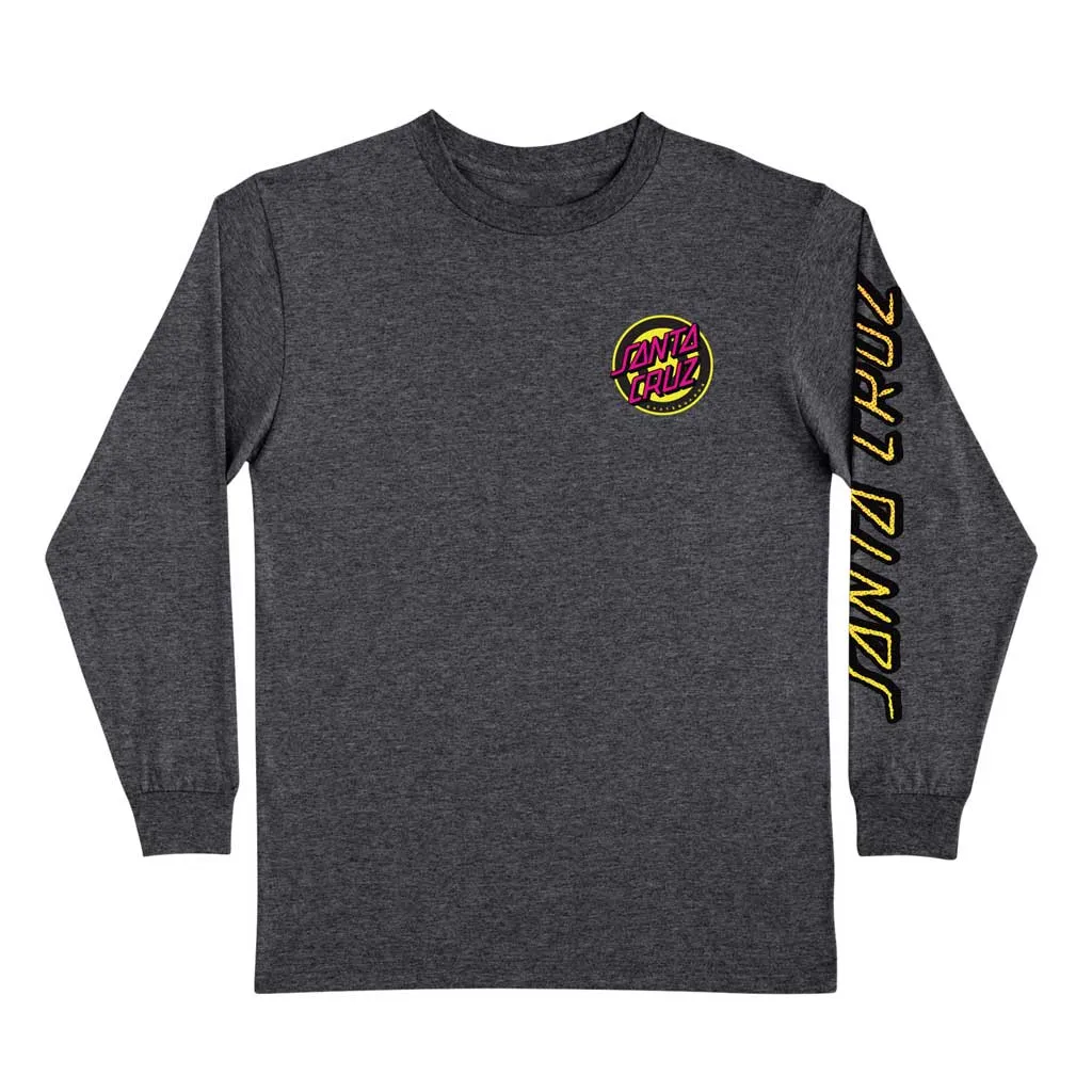 Santa Cruz Roskopp Break L/S T-shirt - Dark Heather