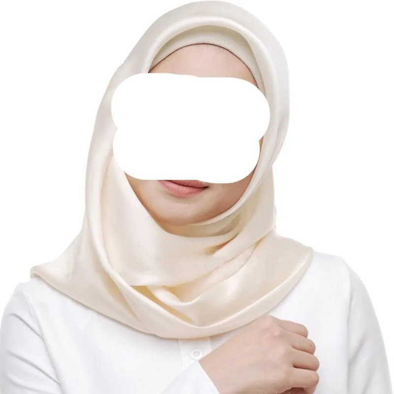 Satin Imitation Silk Scarf