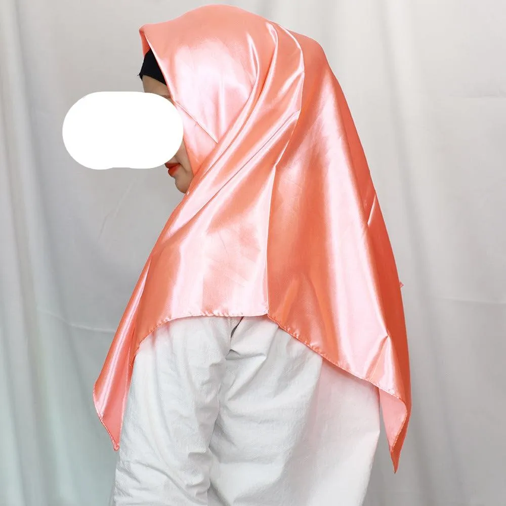 Satin Imitation Silk Scarf