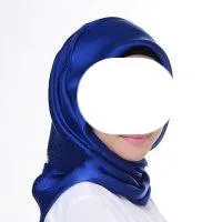 Satin Imitation Silk Scarf