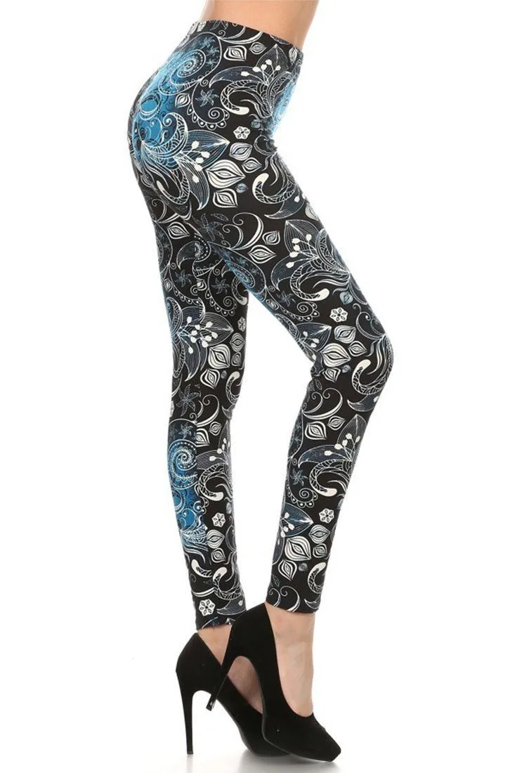 Sea Lily Design Leggings