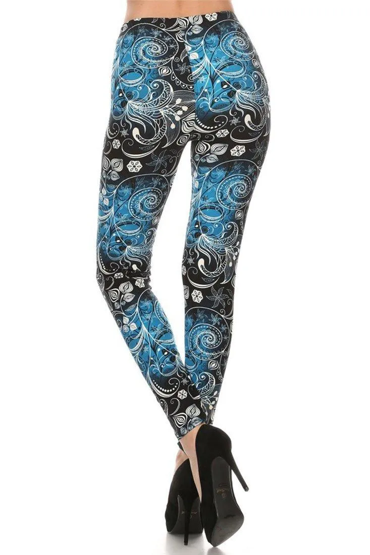 Sea Lily Design Leggings