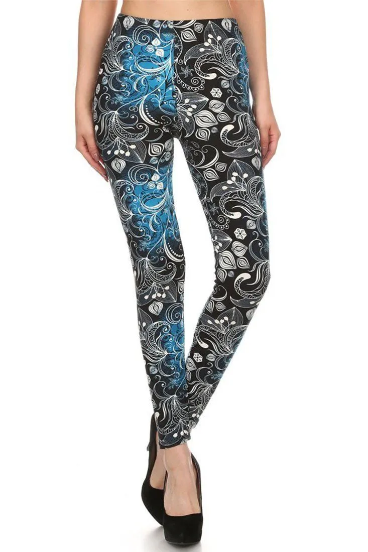 Sea Lily Design Leggings