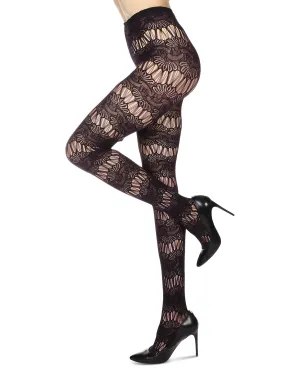 Semi Botanic Two Toned Net Tights