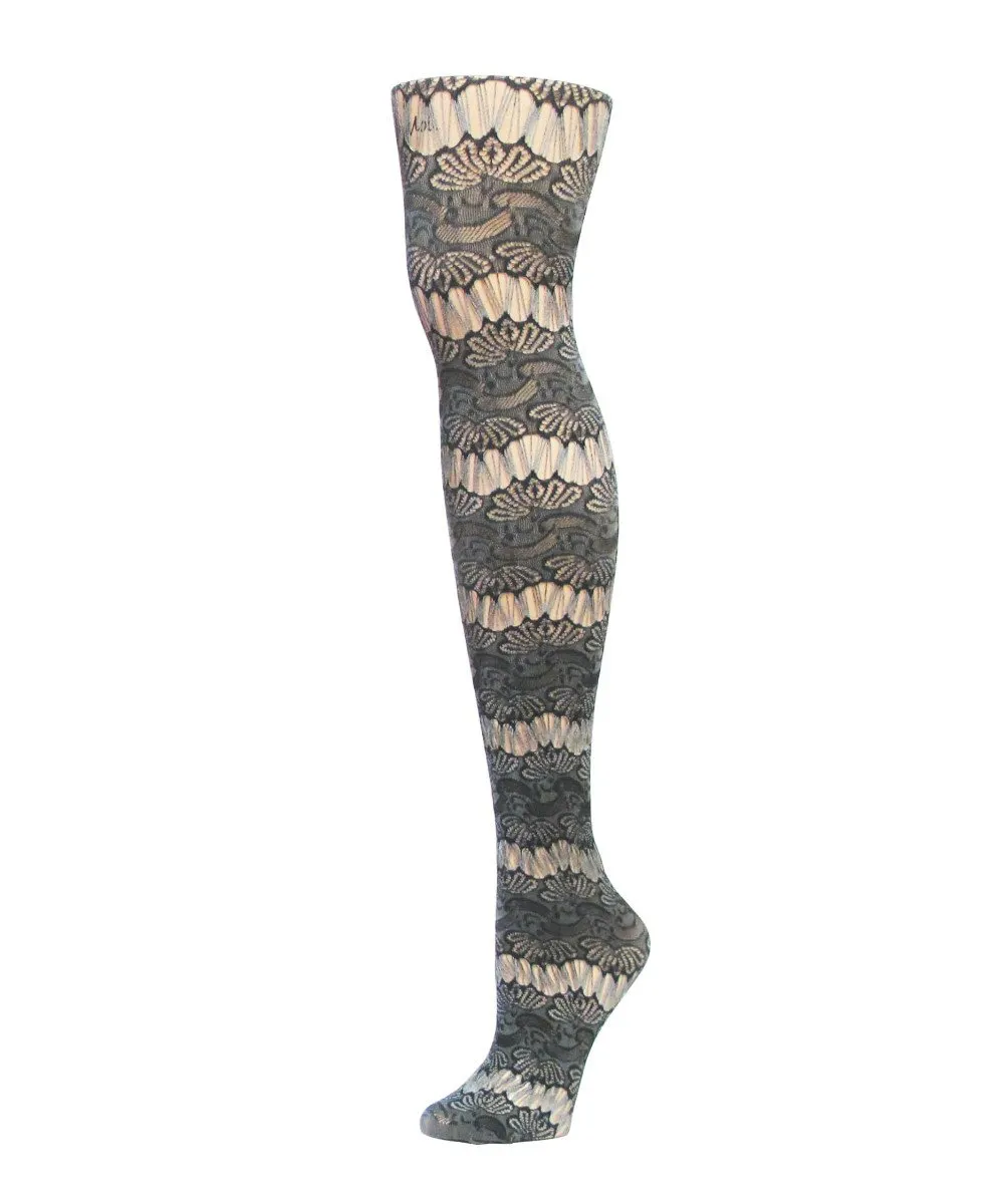 Semi Botanic Two Toned Net Tights