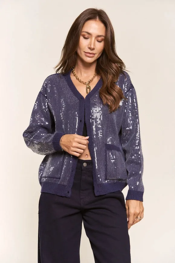 Sequined Cardigan