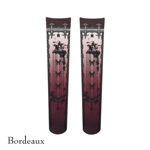 【Sheglit】シェグリット　Caged Ulysses Over Knee　ボルドー