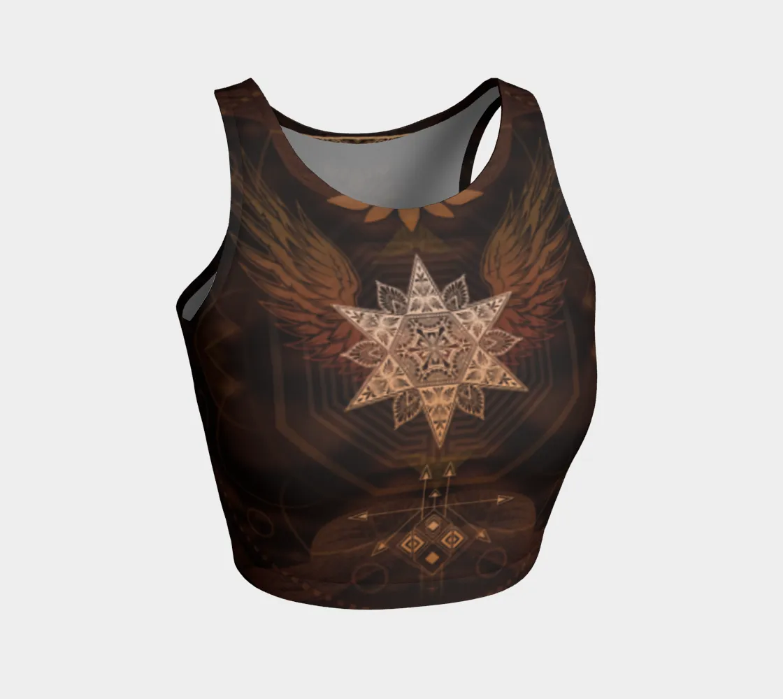 Shipibo || AthleticCropTop | by Cosmic Shiva