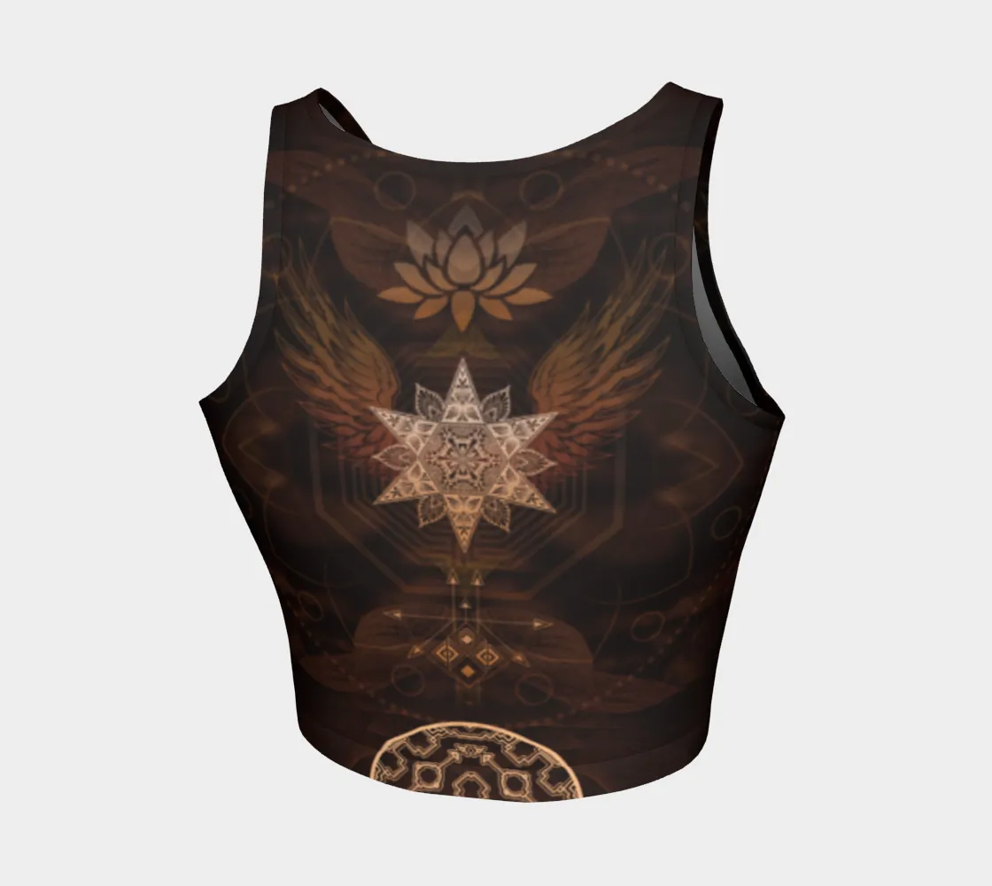 Shipibo || AthleticCropTop | by Cosmic Shiva