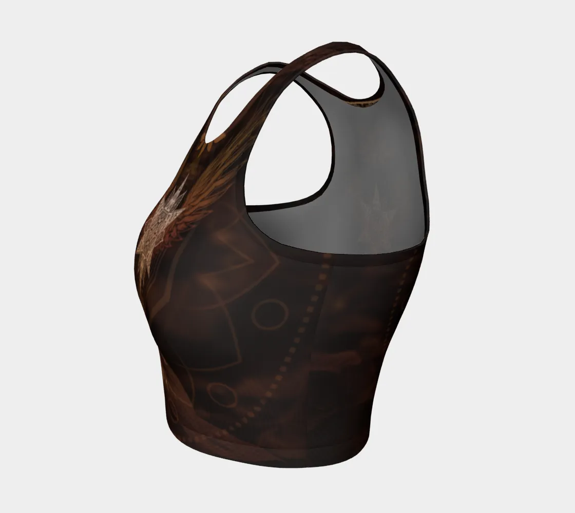 Shipibo || AthleticCropTop | by Cosmic Shiva