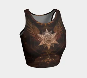 Shipibo || AthleticCropTop | by Cosmic Shiva