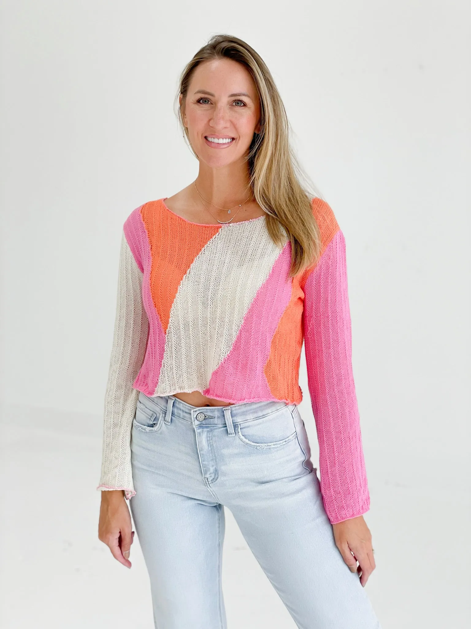 Sight To See Cropped Sweater