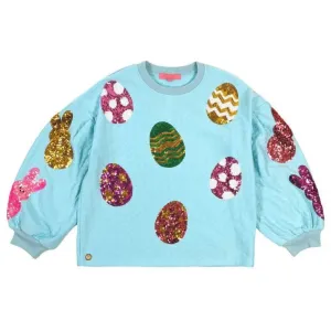 Simply Southern Long Sleeve Quilted Easter Sweater