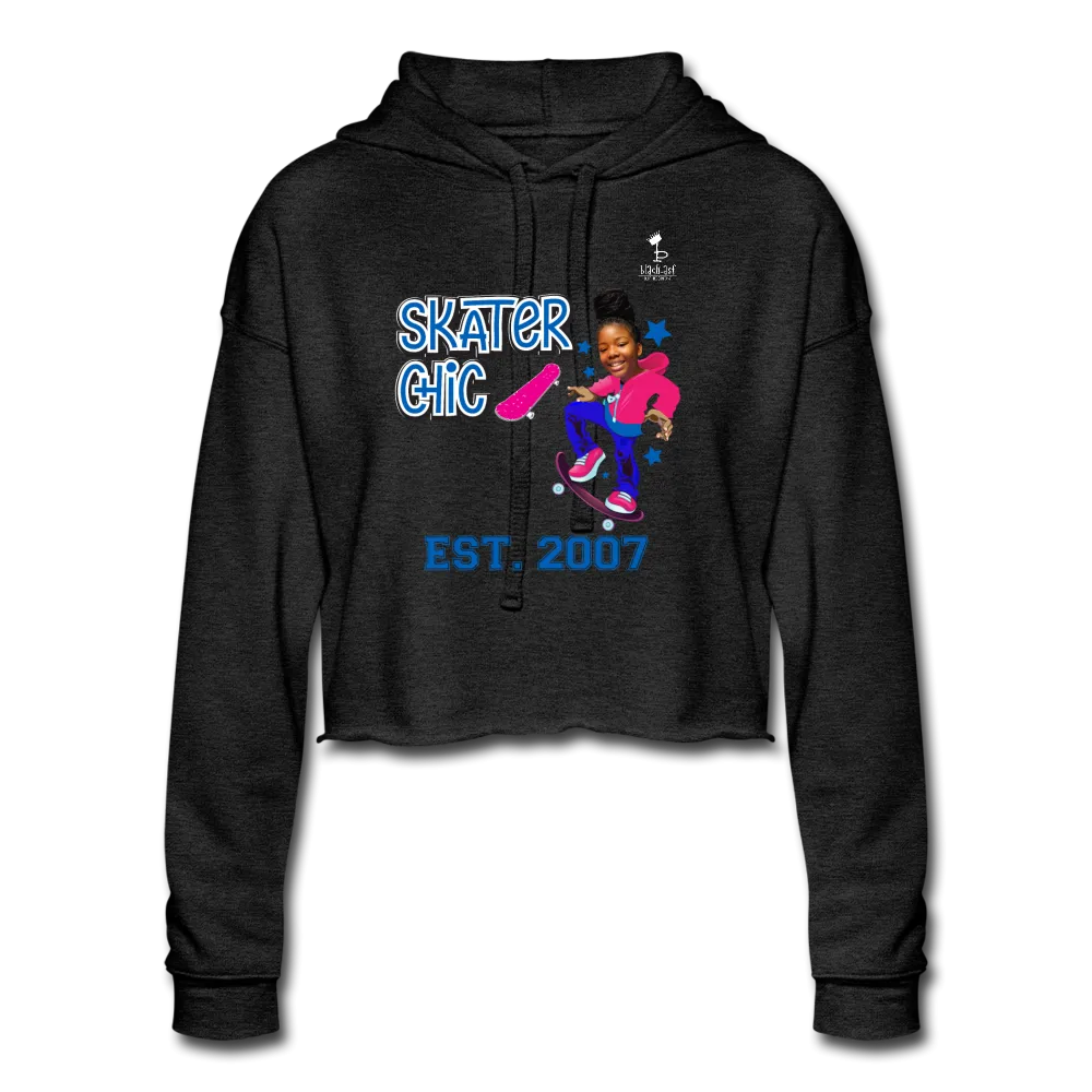 Skater Chic Women's Cropped Hoodie