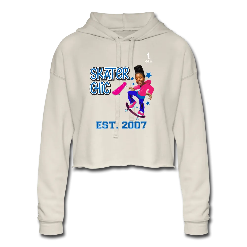 Skater Chic Women's Cropped Hoodie