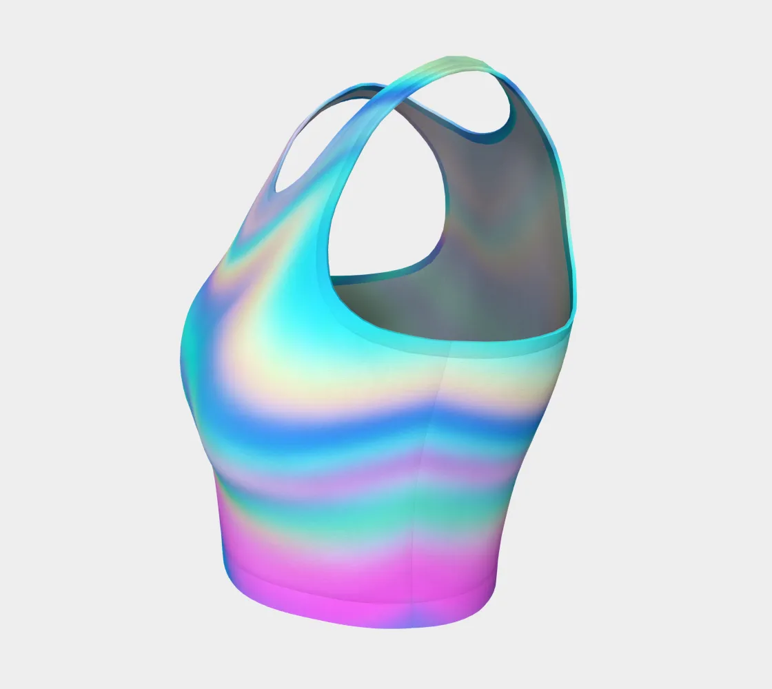 Sky Swirl Crop Top | Hubert S