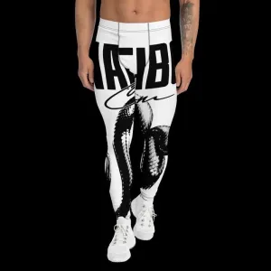 Snake Men's Leggings: Soft Stretch Fabric, Gusset, Elastic Waistband