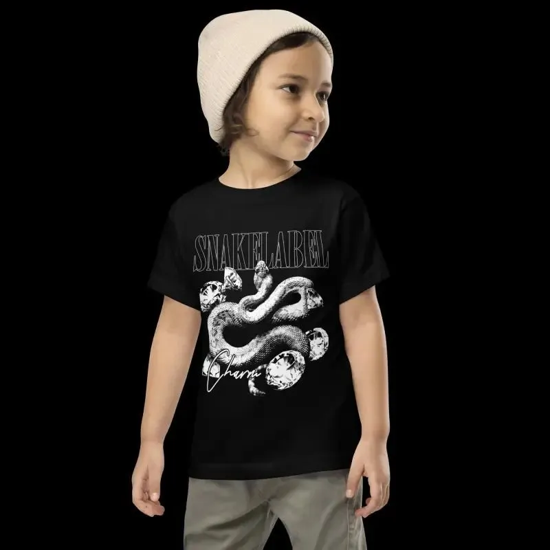 Snake Toddler Short Sleeve Tee | 100% Cotton, Relaxed Fit, Ethically Sourced