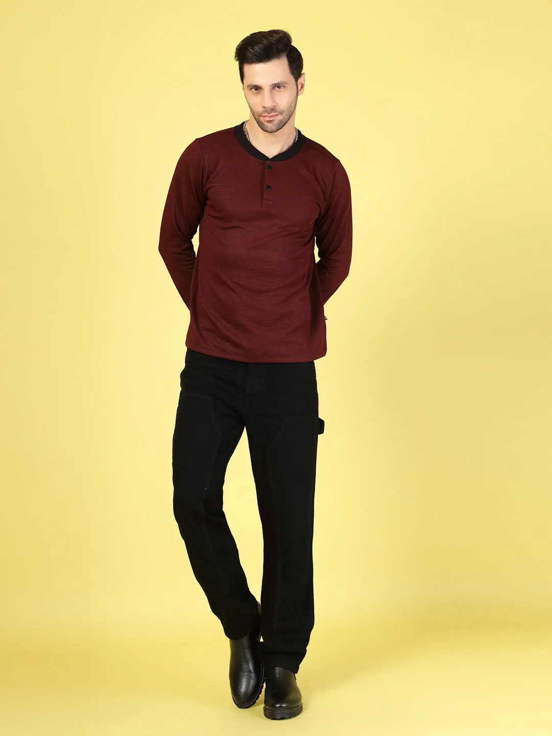 Soft Polyester Waffle T-Shirt