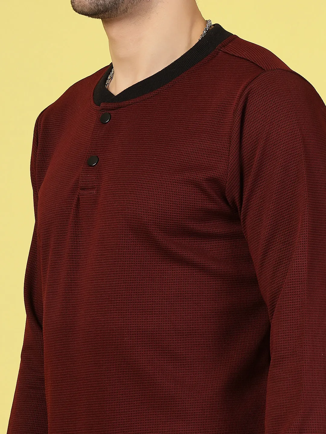 Soft Polyester Waffle T-Shirt