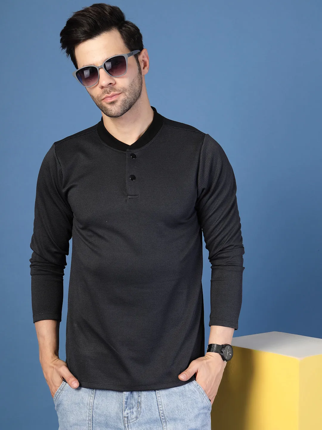 Soft Polyester Waffle T-Shirt