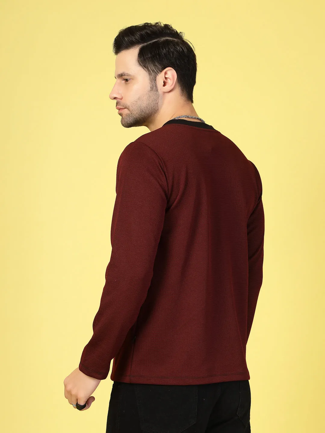 Soft Polyester Waffle T-Shirt