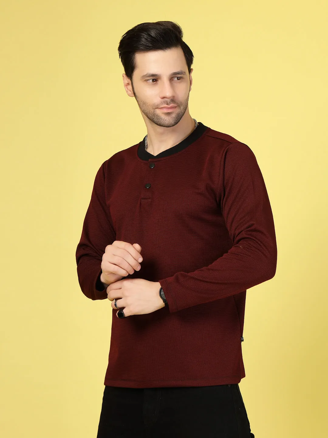 Soft Polyester Waffle T-Shirt
