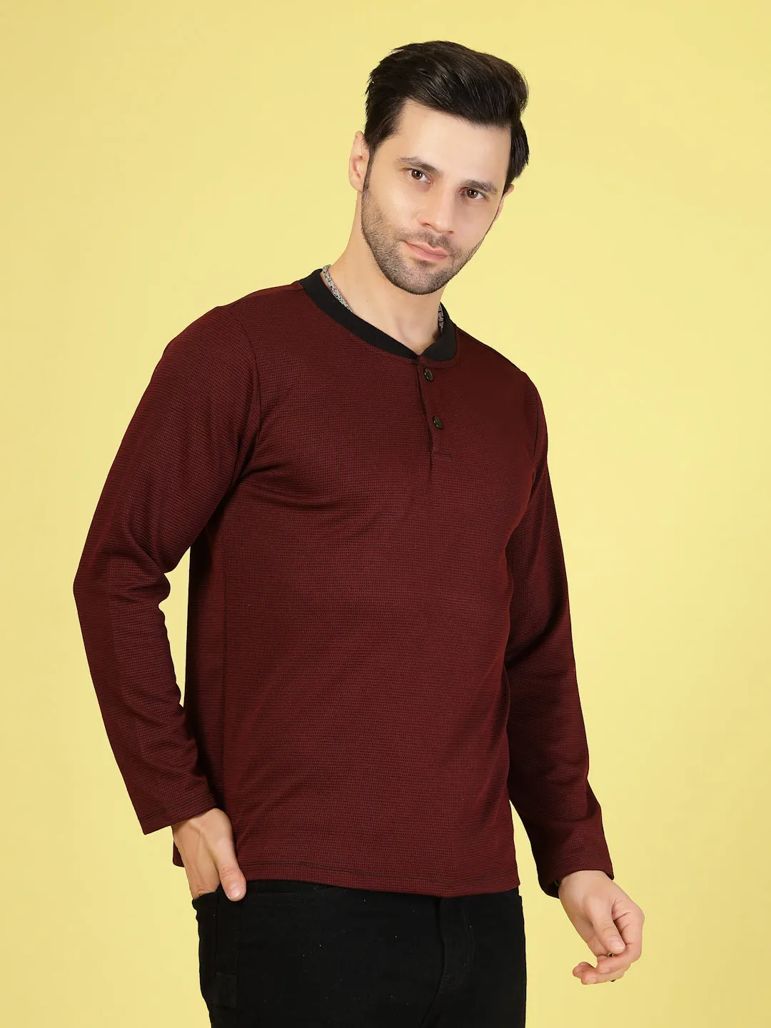 Soft Polyester Waffle T-Shirt